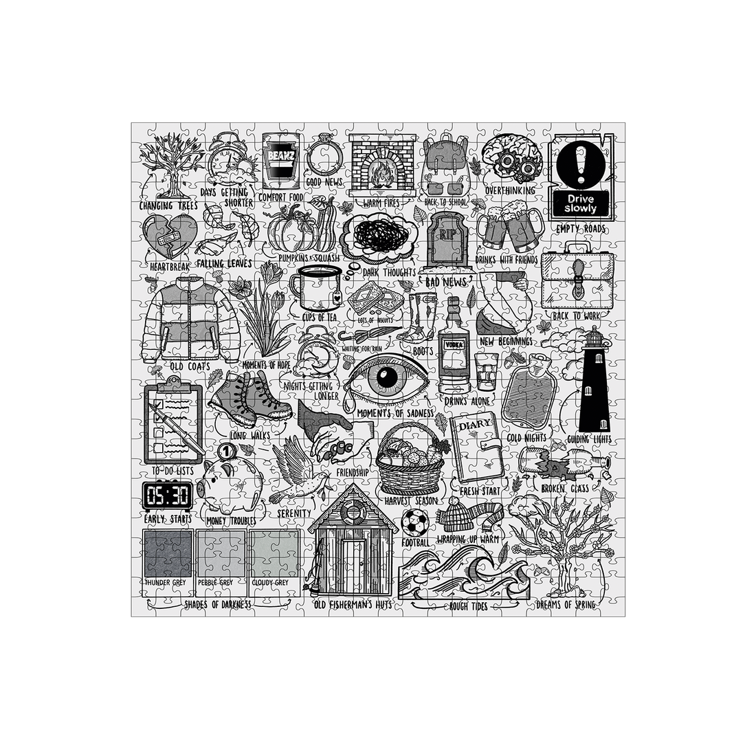 Autumn Variations Jigsaw | Ed Sheeran